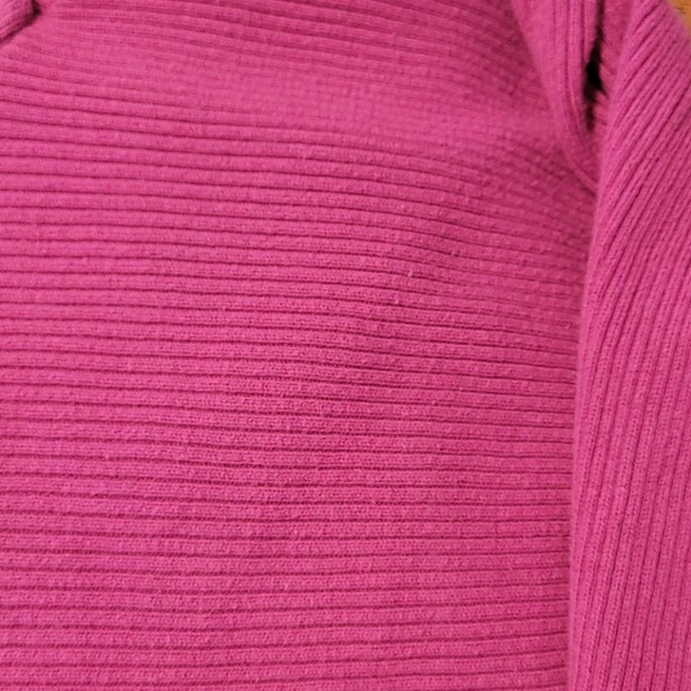 Athleta Purple Ribbed Dolman Sleeve Sweater Small - Picture 4 of 4